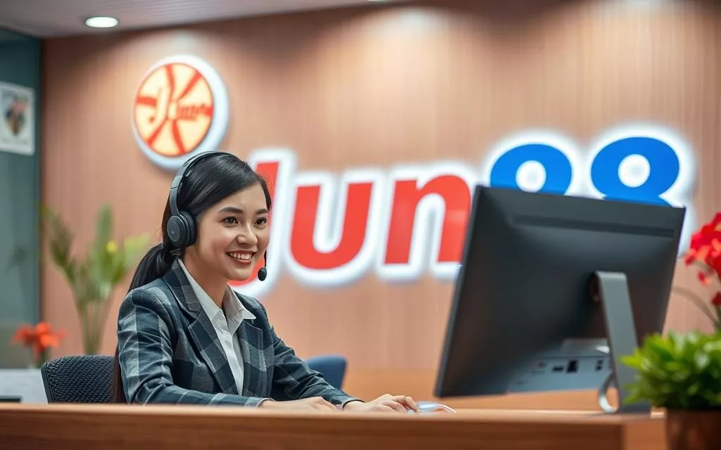 Jun88 gửi tin nhắn hỗ trợ